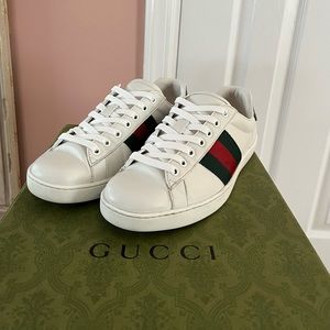 Gucci Men's Ace leather sneaker